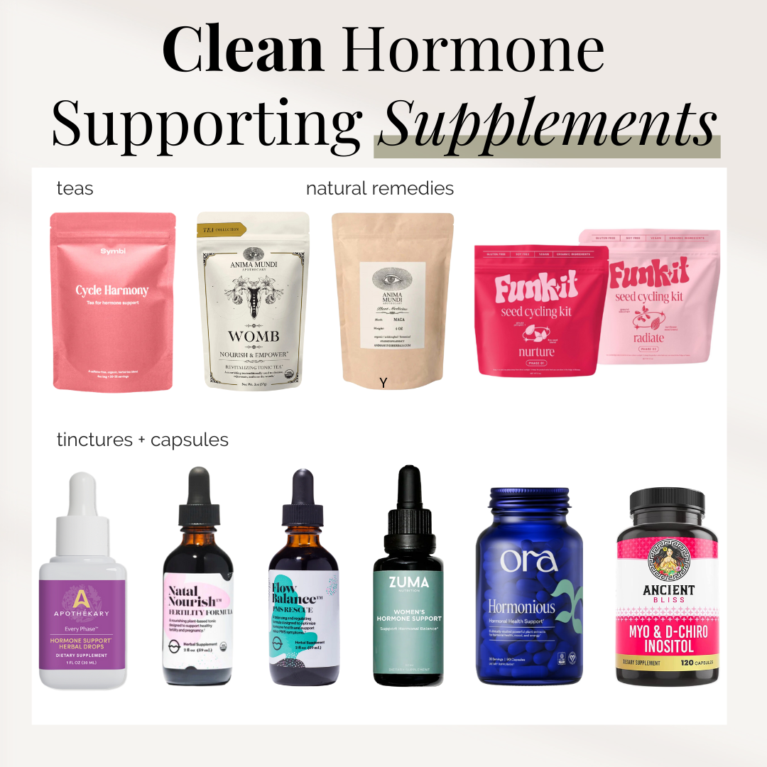 Clean Hormone Supporting Supplements
