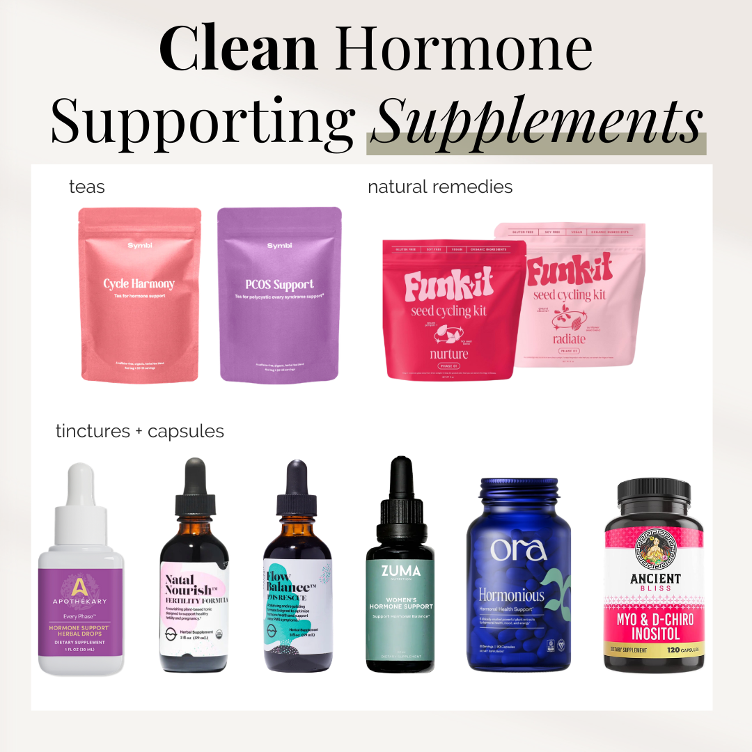 Clean Hormone Supporting Supplements