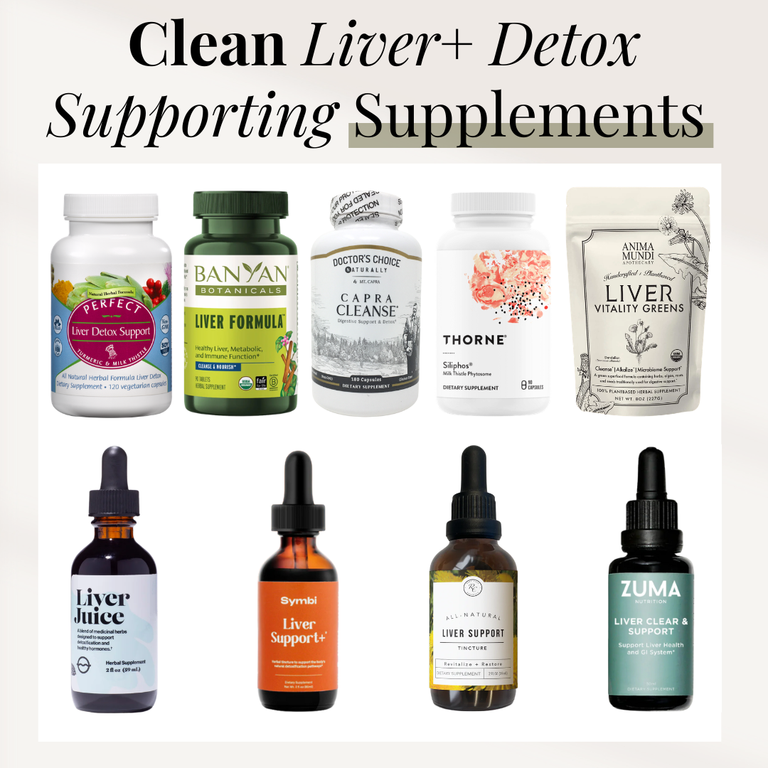 Clean Liver + Detox Supporting Supplements