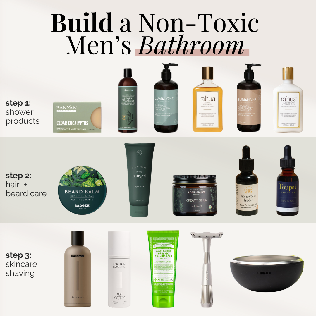 Build A Non-Toxic Men's Bathroom