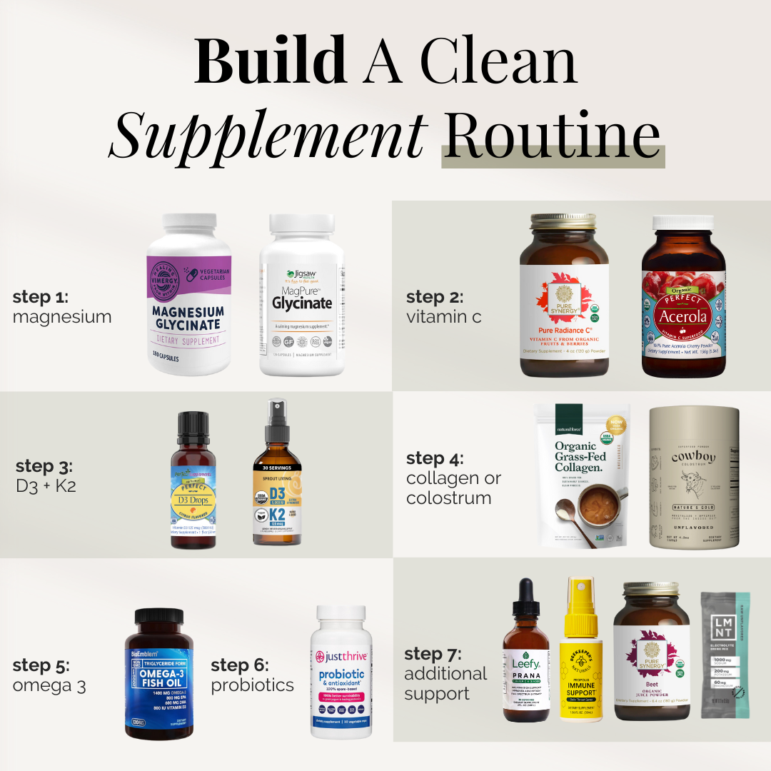 Build a Clean Supplement Routine