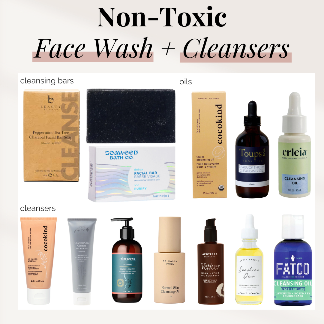 Non-Toxic Face Wash + Cleansers