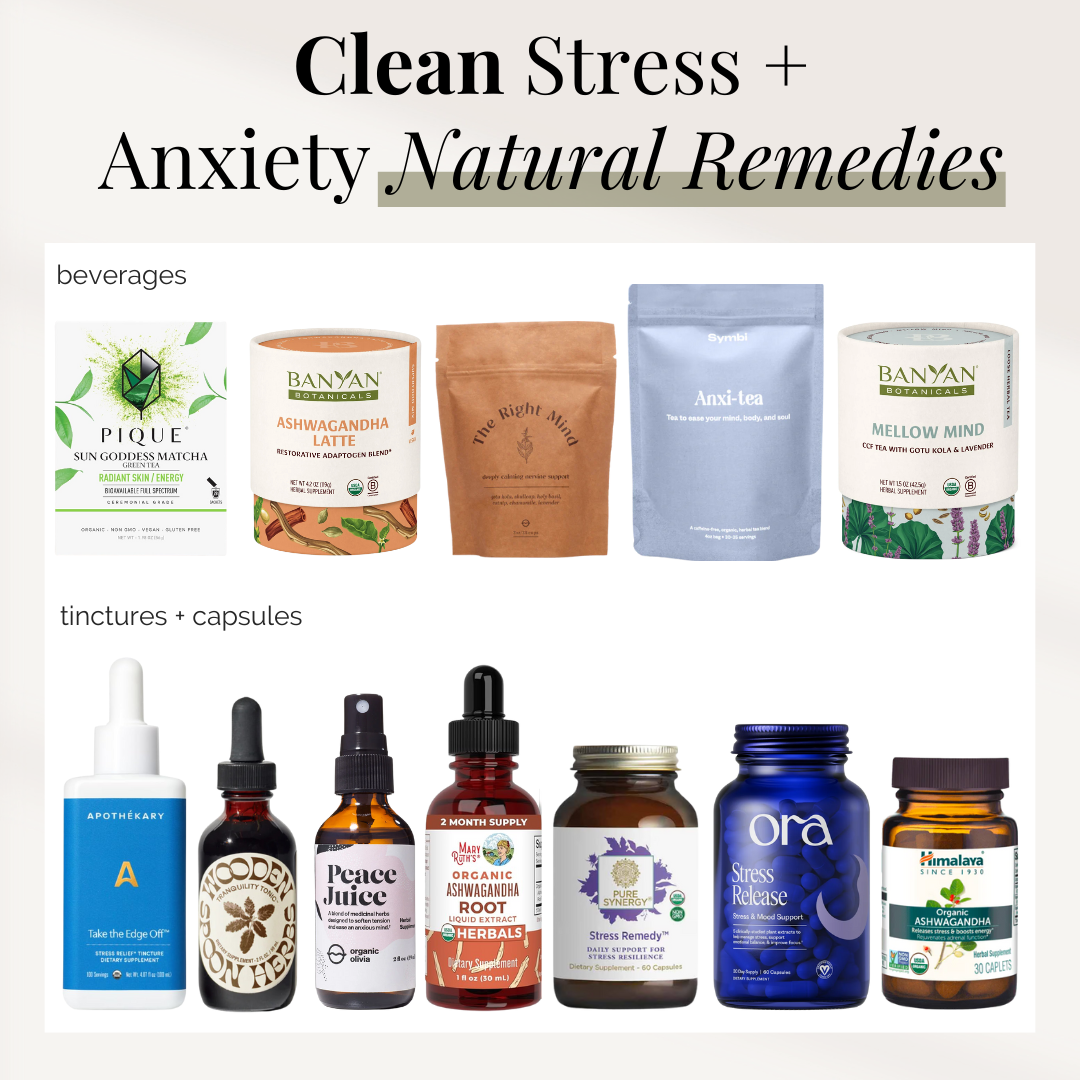 Clean Stress + Anxiety Natural Remedies