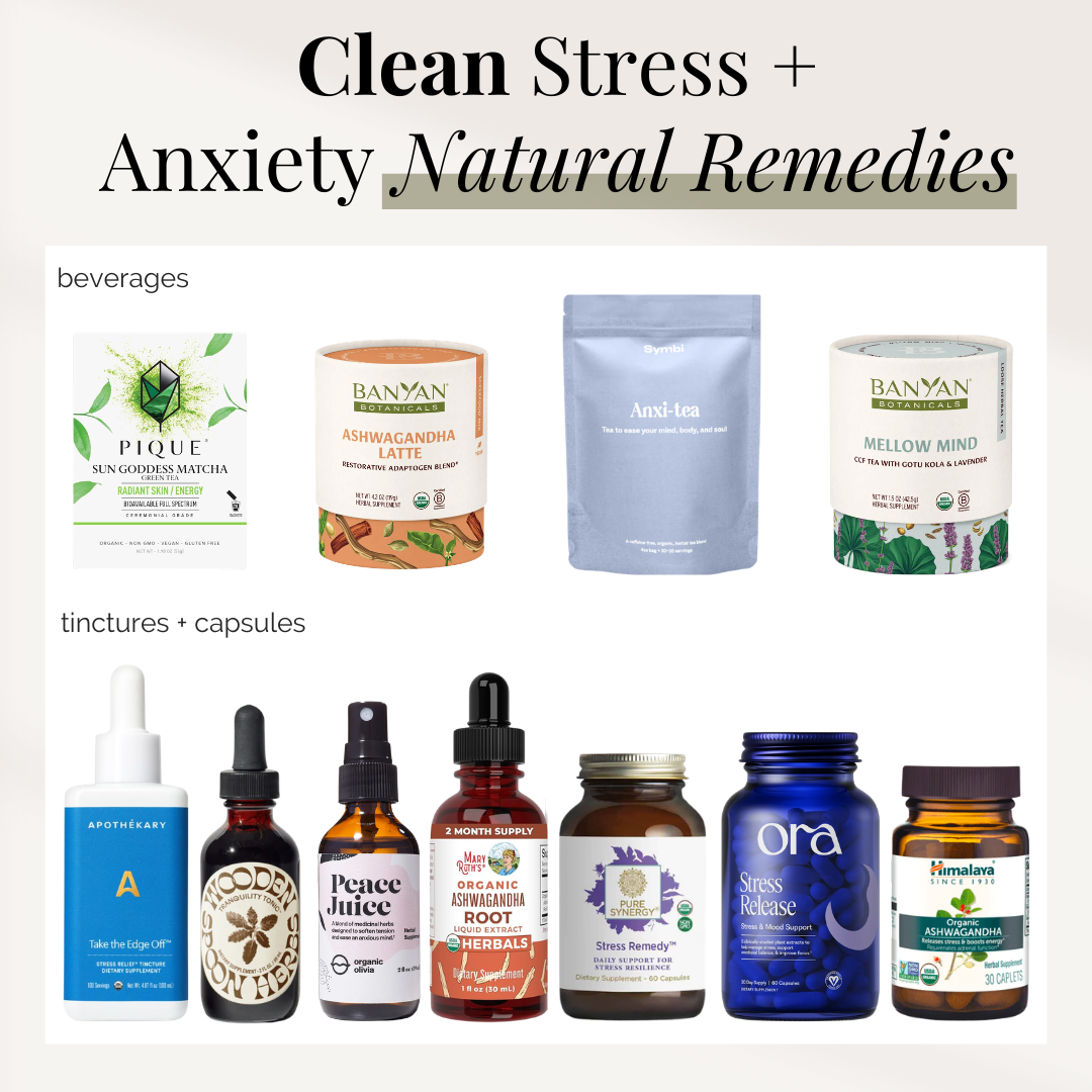 Clean Stress + Anxiety Natural Remedies
