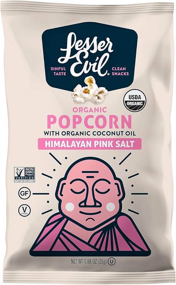 Organic Himalayan Pink Salt Popcorn