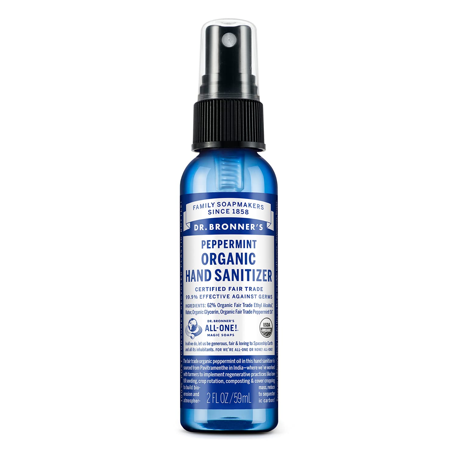 Organic Hand Sanitizer (Peppermint)