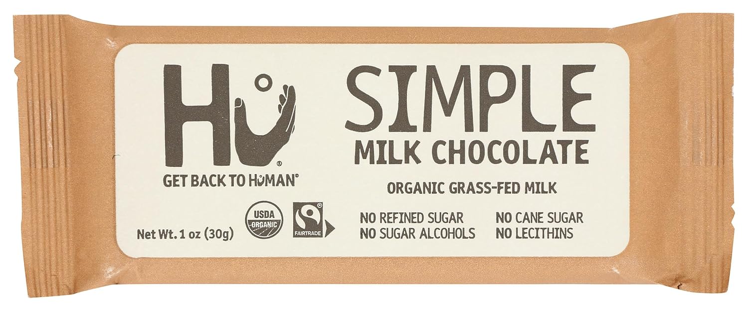 Organic Simple Milk Chocolate Bar (Snack Size)