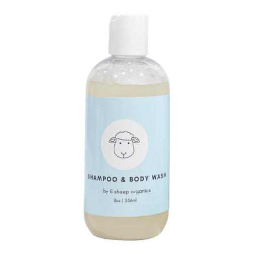 8 Sheep Organics_Baby Shampoo & Body Wash (Unscented)