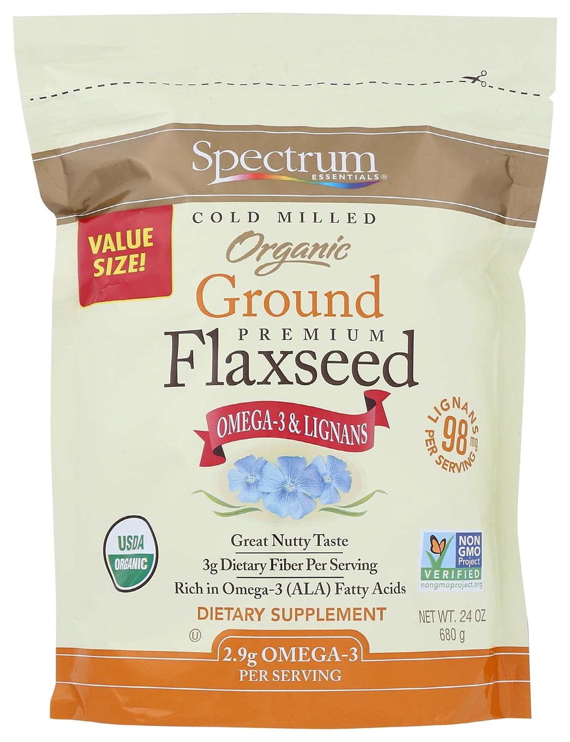 Organic Ground Flaxseed