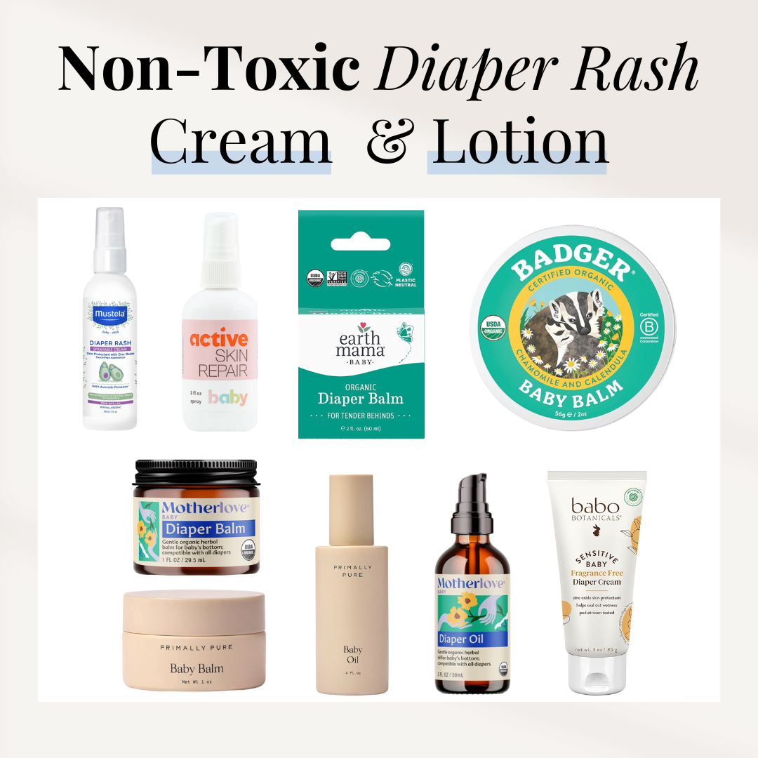 Non-Toxic Diaper Rash Cream + Lotion