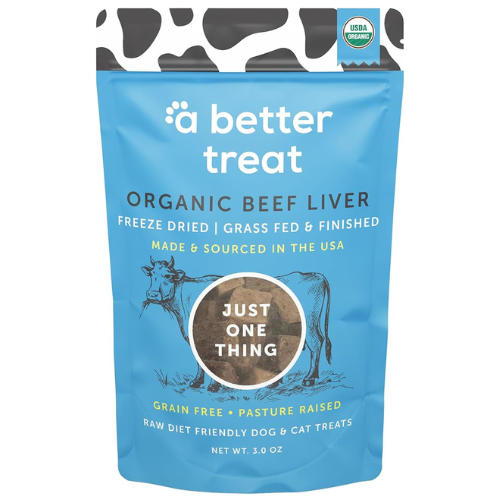 Freeze Dried Organic Beef Liver Dog Treats