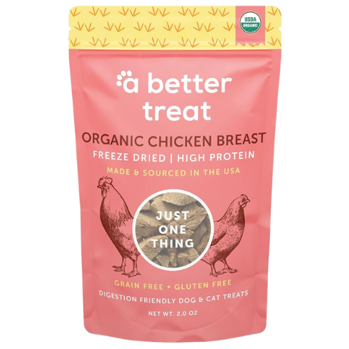 Freeze Dried Organic Chicken Breast Dog Treats