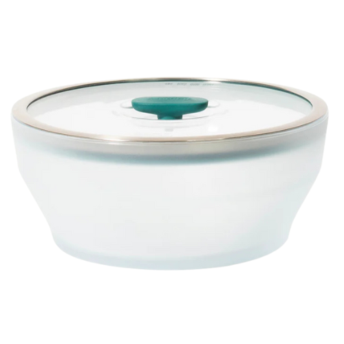 Glass Food Storage Round Deep Dish, 12 Cup