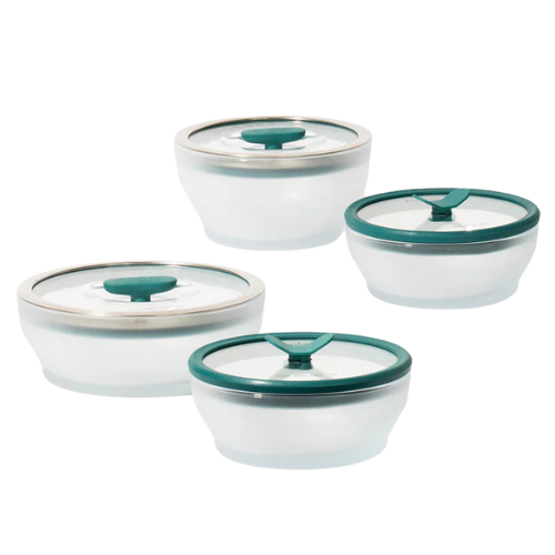 Glass  Food Storage Round Dish Small Spaces Set, 8pcs