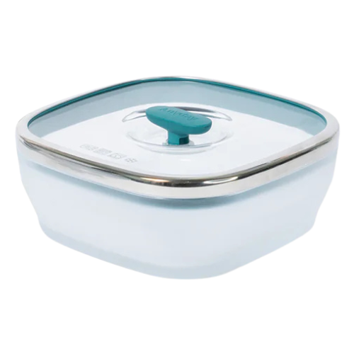 Glass  Food Storage Square Shallow Dish, 5.5 Cup