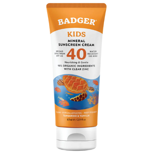 Badger_Mineral Sunscreen Cream for Kids SPF 40