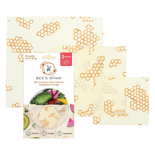 Beeswax Food Wraps, 3pcs