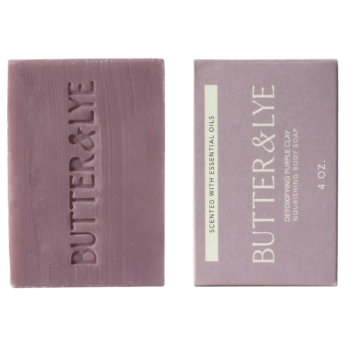 Butter & Lye_Soap Bar (Detoxifying Purple Clay)