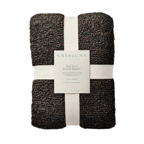 Boucle Blanket Cool Blend