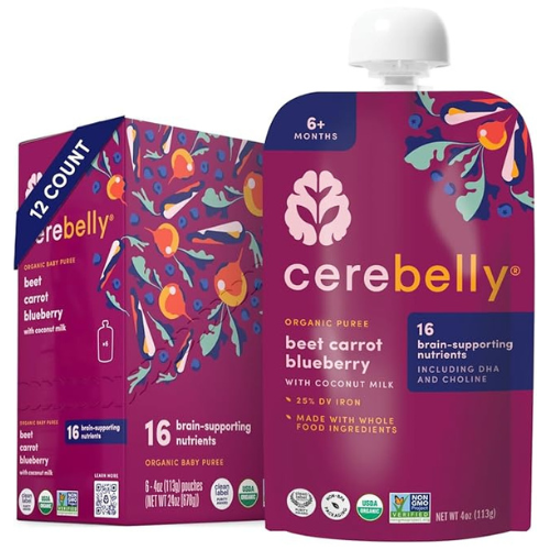 Organic Baby Food Puree (Beet Carrot Blueberry)