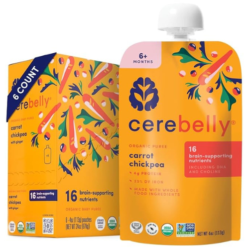 Organic Baby Food Puree (Carrot Chickpea)