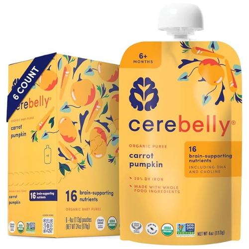 Organic Baby Food Puree (Carrot Pumpkin)