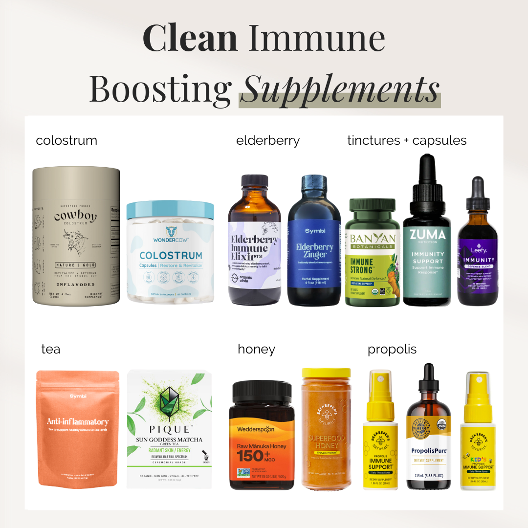 Clean Immune Boosting Supplements