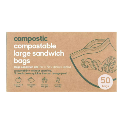 Compostic Compostable Large Sandwich Bags