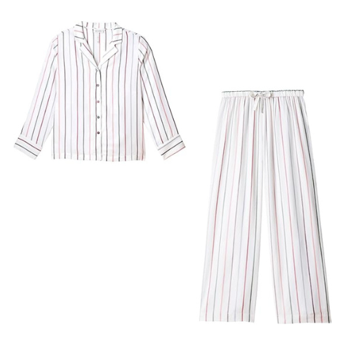 Cozy Earth_Womens Soft Woven Long Sleeve Pajama Set