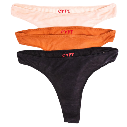 Cuft_Better For You Thong Bundle, 3pk