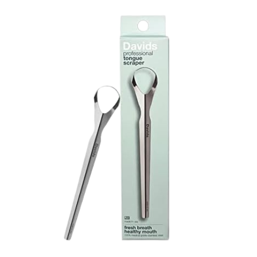 Davids_Stainless Steel Tongue Scraper