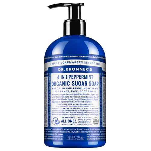Dr. Bronner’s_Organic Sugar Soap (Peppermint)