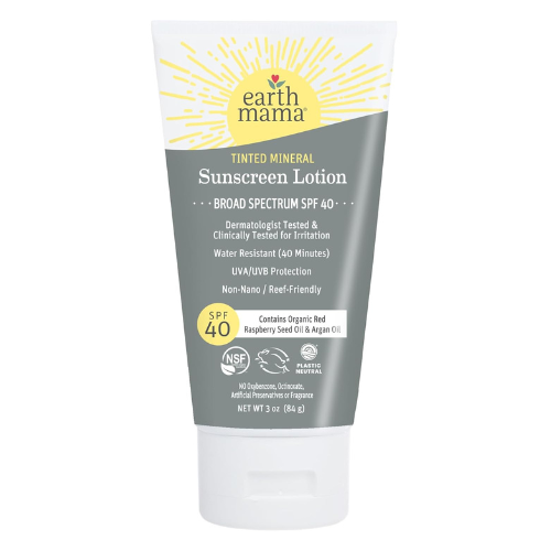 Earth Mama_Tinted Mineral Sunscreen Lotion SPF 40