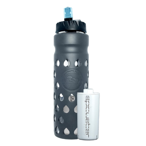 Glass Filtered Water Bottle