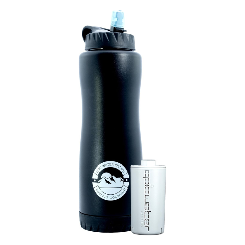 Stainless Steel Filtered Water Bottle