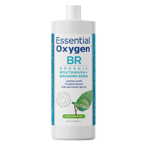 Essential Oxygen_Organic Mouthwash + Brushing Rinse (Peppermint)