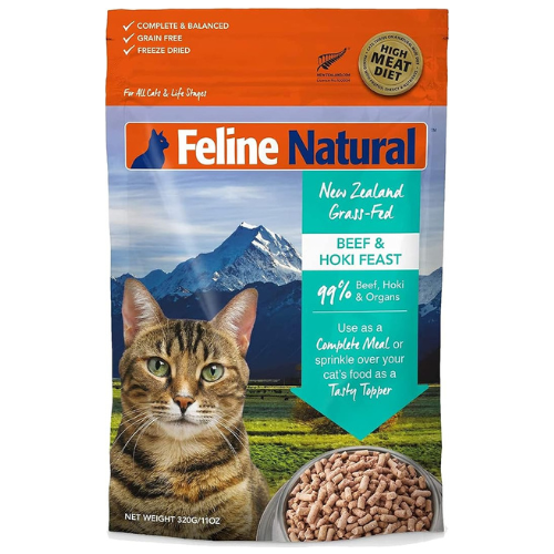 Freeze Dried Cat Food (Beef & Hoki)