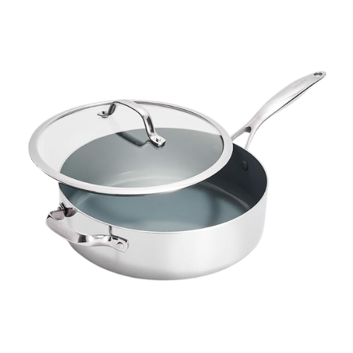 Tri-Ply Stainless Steel Sauté Pan, 5qt