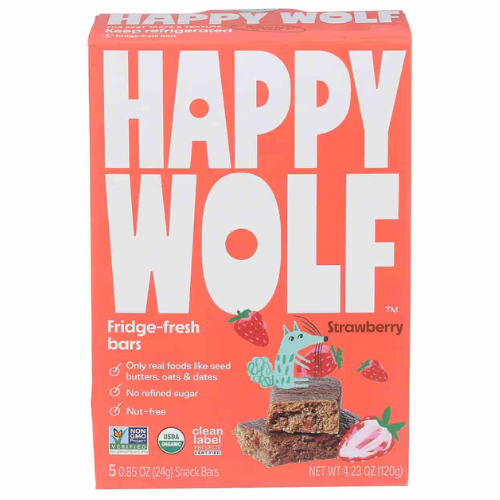 Happy Wolf_Strawberry Kids Snack Bars