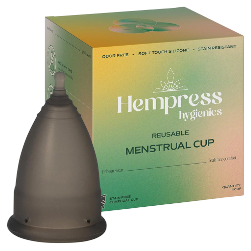 Charcoal Menstrual Cup