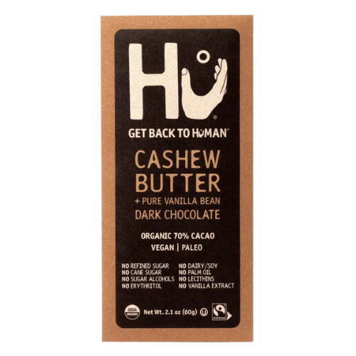 Cashew Butter + Pure Vanilla Bean Dark Chocolate