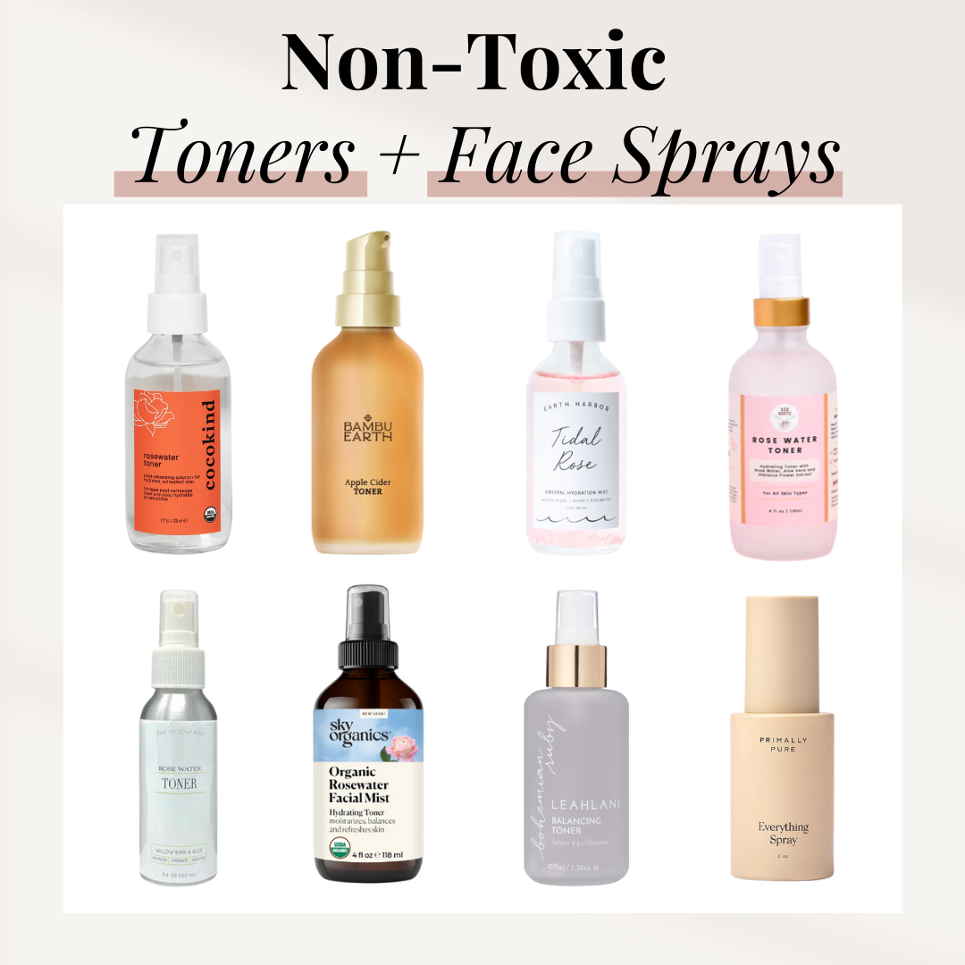 Non-Toxic Toners + Face Sprays