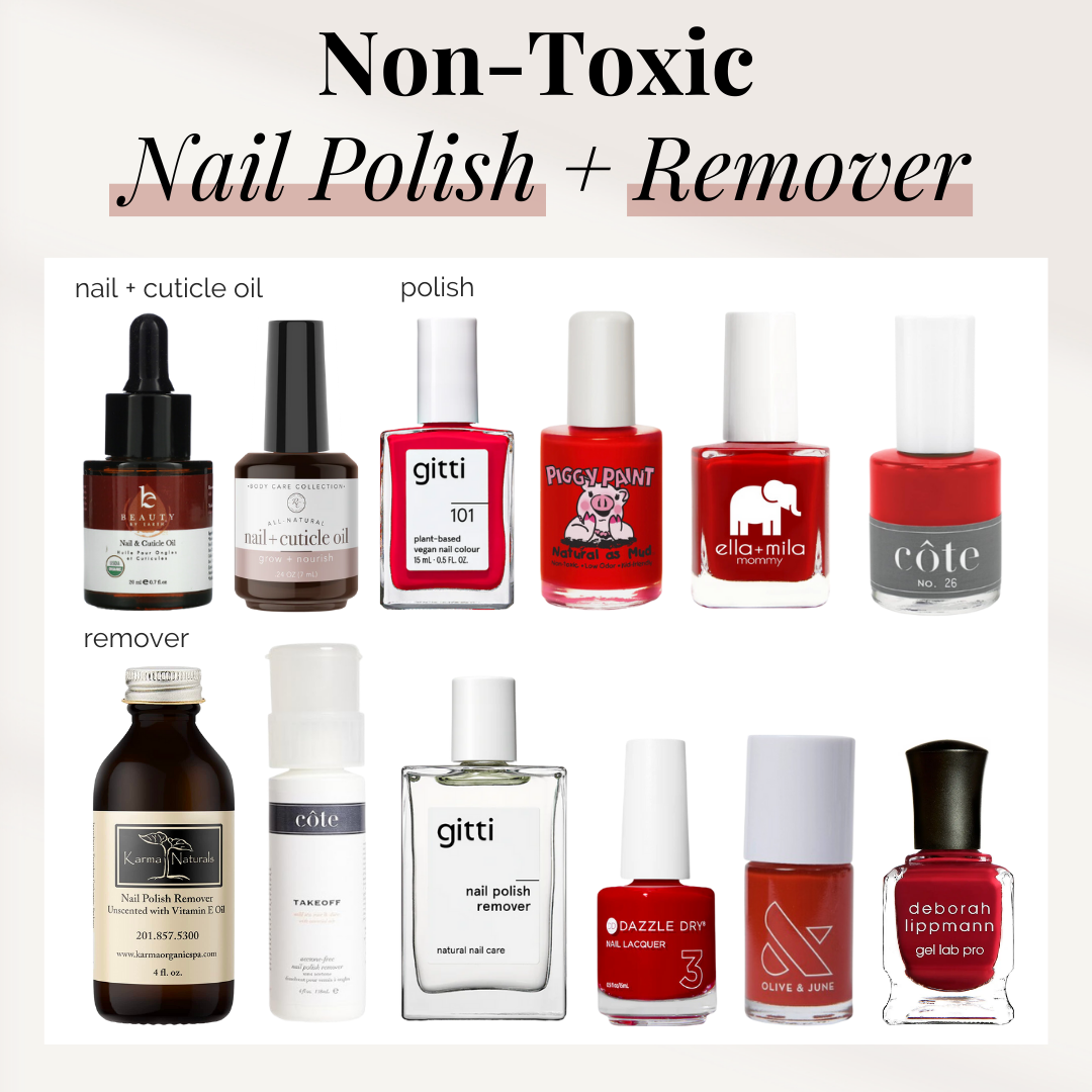 Non-Toxic Nail Polish + Remover