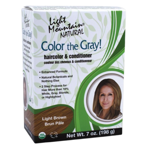 Color the Gray Hair Dye and Conditioner (Light Brown)