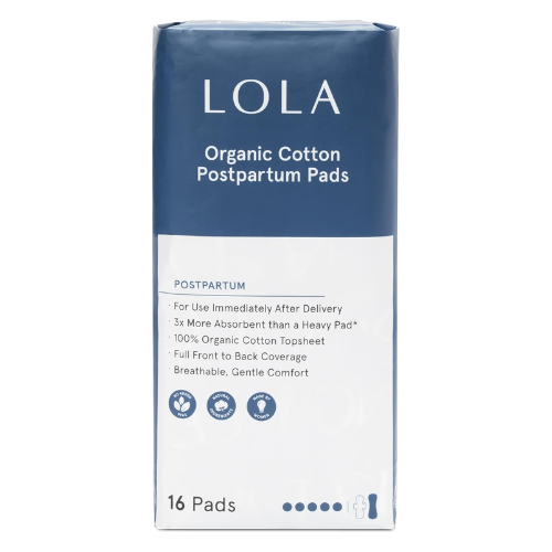 Organic Cotton Postpartum Pads