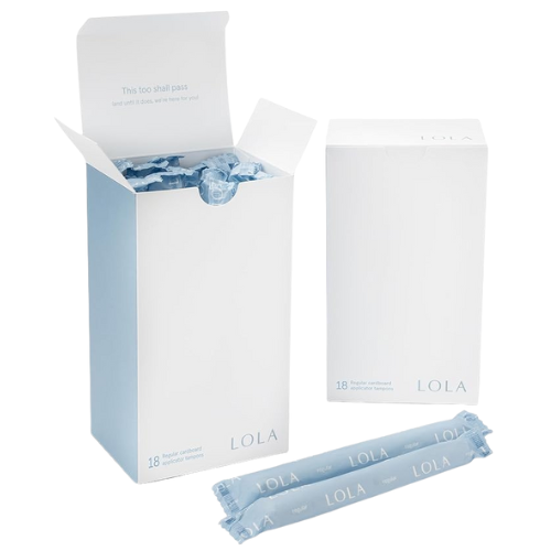 Organic Cotton Tampons with Cardboard Applicator