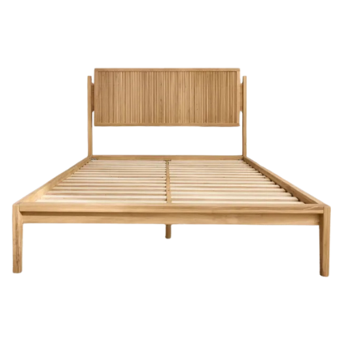 Adelano White Oak Bed