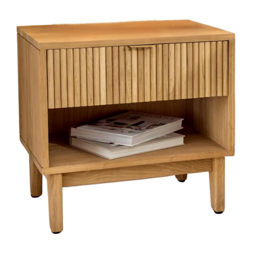 Adelano White Oak Nightstand