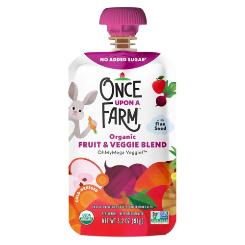 Organic Fruit & Veggie Blend Pouch (OhMyMega Veggie)