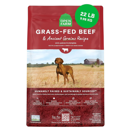 Dry Dog Food (Grass-Fed Beef & Ancient Grains)